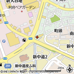 宮城トヨタ　カローラ利府周辺の地図