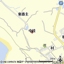 宮城県東松島市宮戸中桂周辺の地図