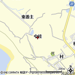 宮城県東松島市宮戸（中桂）周辺の地図