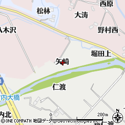 宮城県仙台市泉区古内矢崎周辺の地図