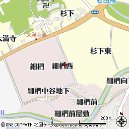 宮城県仙台市泉区実沢細椚西3周辺の地図
