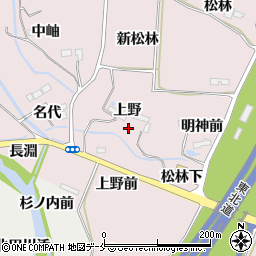 宮城県仙台市泉区野村上野12周辺の地図