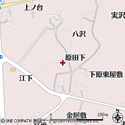 宮城県仙台市泉区実沢原田下周辺の地図