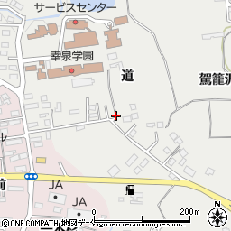 宮城県仙台市泉区七北田道周辺の地図