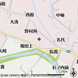 宮城県仙台市泉区野村（野村西）周辺の地図