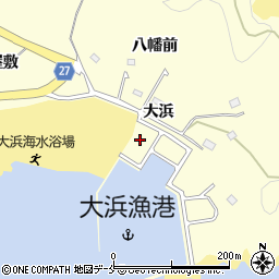 宮城県東松島市宮戸大浜周辺の地図