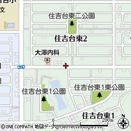 住吉台二丁目周辺の地図