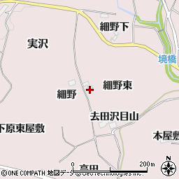 宮城県仙台市泉区実沢細野東8周辺の地図