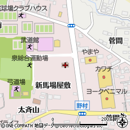 宮城県仙台市泉区野村新馬場屋敷22周辺の地図