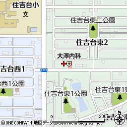 大澤内科医院周辺の地図
