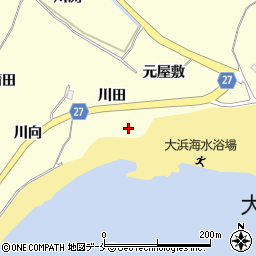 宮城県東松島市宮戸川田周辺の地図