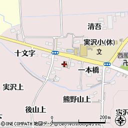 実沢コミュニティセンター周辺の地図
