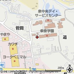 仙台市役所　健康福祉局・障害福祉部泉ふれあいの家周辺の地図