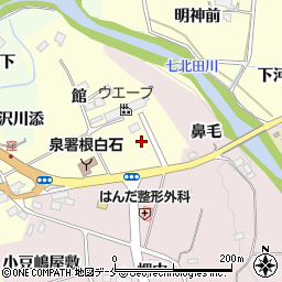 宮城県仙台市泉区小角館前周辺の地図