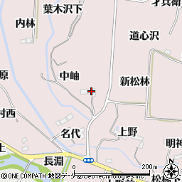 宮城県仙台市泉区野村中岫7周辺の地図