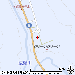 宮城県仙台市青葉区作並元木1周辺の地図