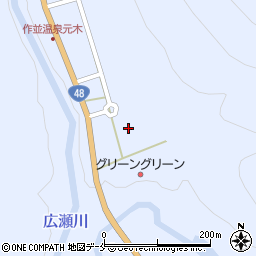 宮城県仙台市青葉区作並元木5周辺の地図