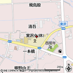 仙台市立実沢小学校周辺の地図