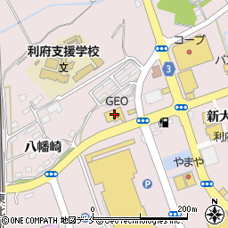 ゲオ　利府店周辺の地図