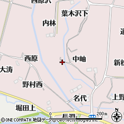 宮城県仙台市泉区野村内林周辺の地図