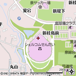 宮城県仙台市泉区野村周辺の地図