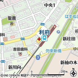 白寿殿　利府駅前周辺の地図