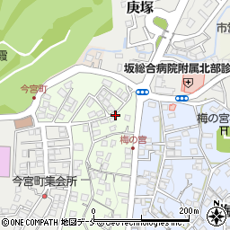 宮城県塩竈市長沢町17周辺の地図
