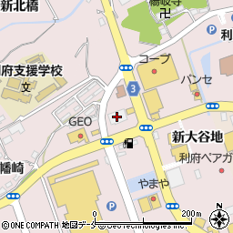 サンドラッグ利府店周辺の地図