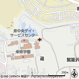 仙台市　泉ひまわりの家周辺の地図