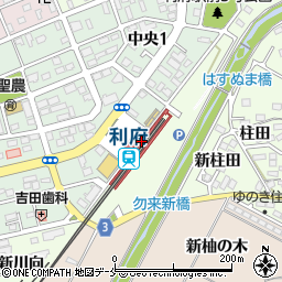 利府駅周辺の地図