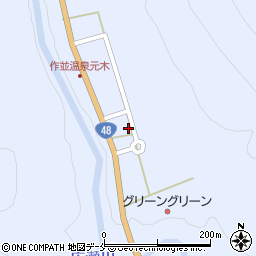 宮城県仙台市青葉区作並元木2-82周辺の地図