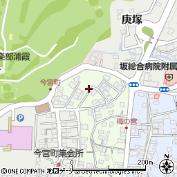 宮城県塩竈市長沢町18周辺の地図
