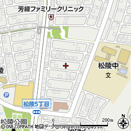 宮城県仙台市泉区松陵5丁目25周辺の地図