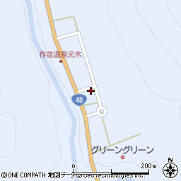 宮城県仙台市青葉区作並元木2-26周辺の地図