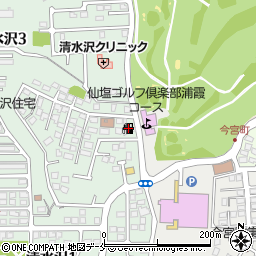 ＥＮＥＯＳ上の原ＳＳ周辺の地図