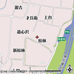 宮城県仙台市泉区野村松林周辺の地図