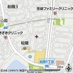 宮城県仙台市泉区松陵周辺の地図