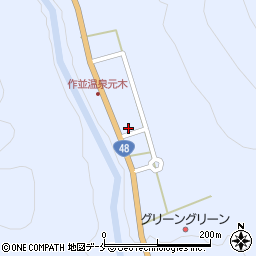 宮城県仙台市青葉区作並元木2周辺の地図