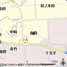 宮城県仙台市泉区小角（南股）周辺の地図