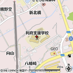 宮城県立利府支援学校周辺の地図
