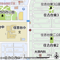 うさちゃんクリーニング　住吉台工場周辺の地図