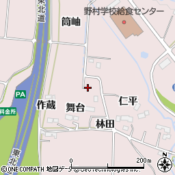 宮城県仙台市泉区野村舞台61周辺の地図