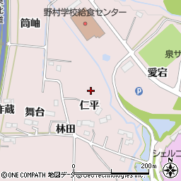 宮城県仙台市泉区野村仁平周辺の地図