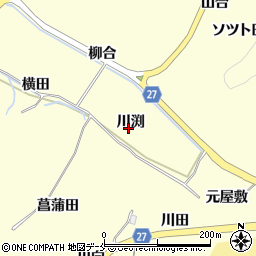 宮城県東松島市宮戸川渕周辺の地図