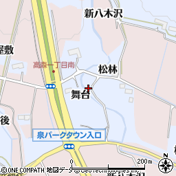 宮城県仙台市泉区上谷刈上鶴巻周辺の地図