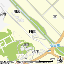 宮城県仙台市泉区小角（日陰）周辺の地図