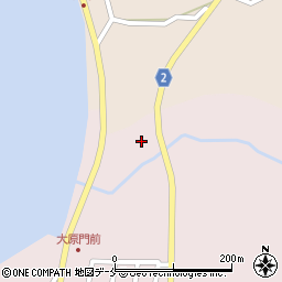 宮城県石巻市給分浜中沢周辺の地図