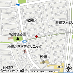 宮城県仙台市泉区松陵3丁目21周辺の地図