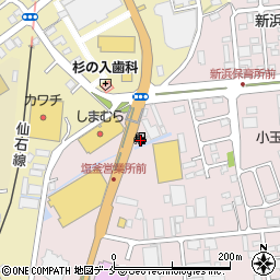 株式会社辰巳商会　新浜町給油所周辺の地図