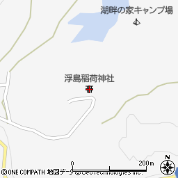 浮島稲荷神社周辺の地図